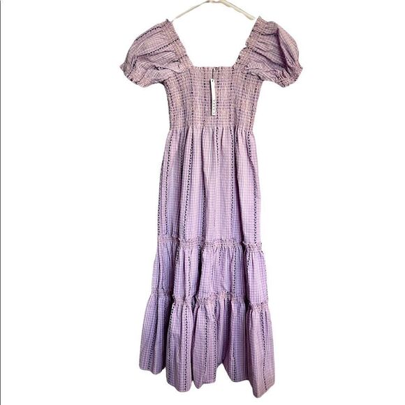 Caara Daphne smocked tiered dress.Size S - Picture 5 of 13